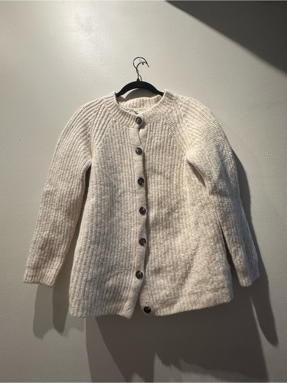 Everlane Fisherman Wool Blend Cardigan